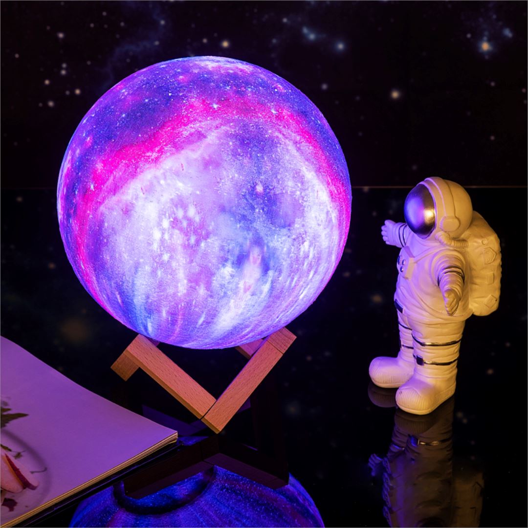 Asteria | Kabellose 3D-Mondlampe für Kinder