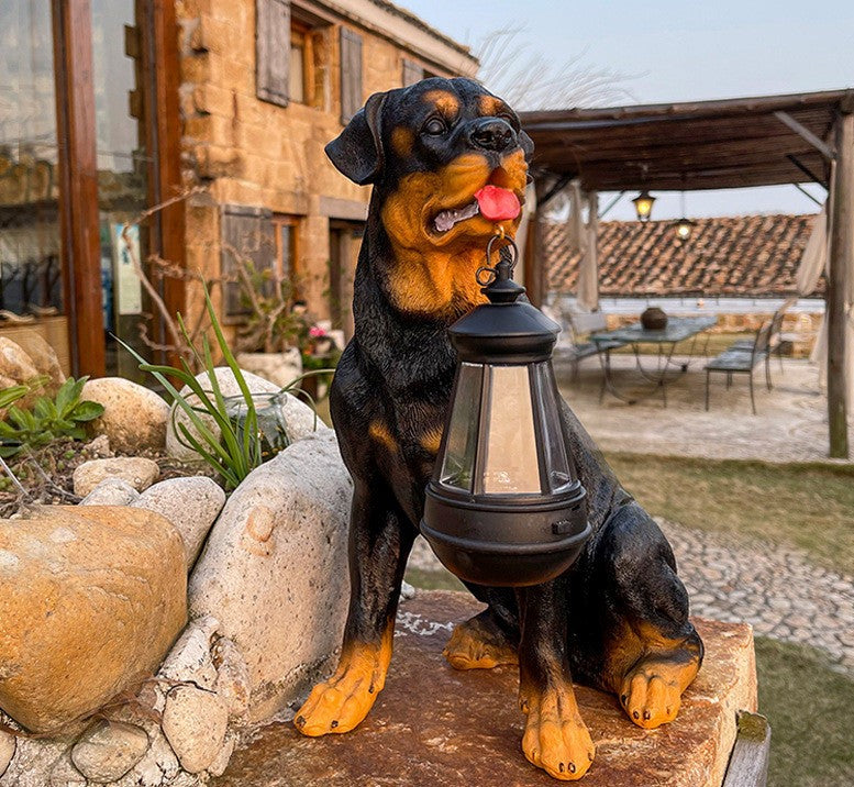 LumiPup™ Solar-Hundefigur – Warmes Gartenlicht