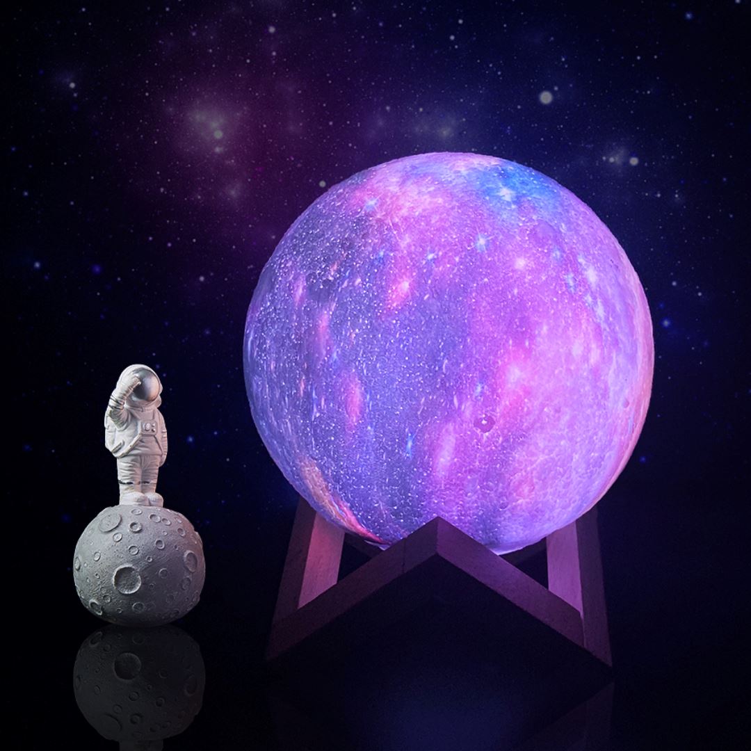 Asteria | Kabellose 3D-Mondlampe für Kinder