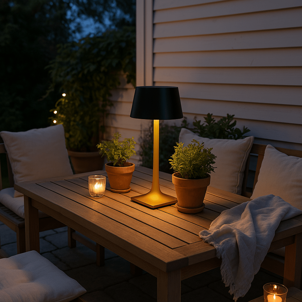 Modari Tischlampe, wiederaufladbar