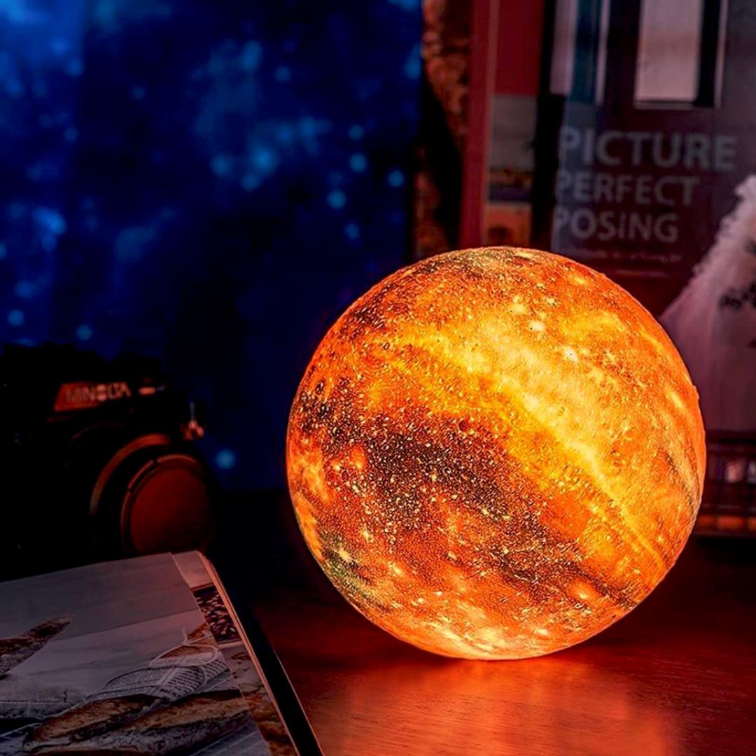 Asteria | Kabellose 3D-Mondlampe für Kinder
