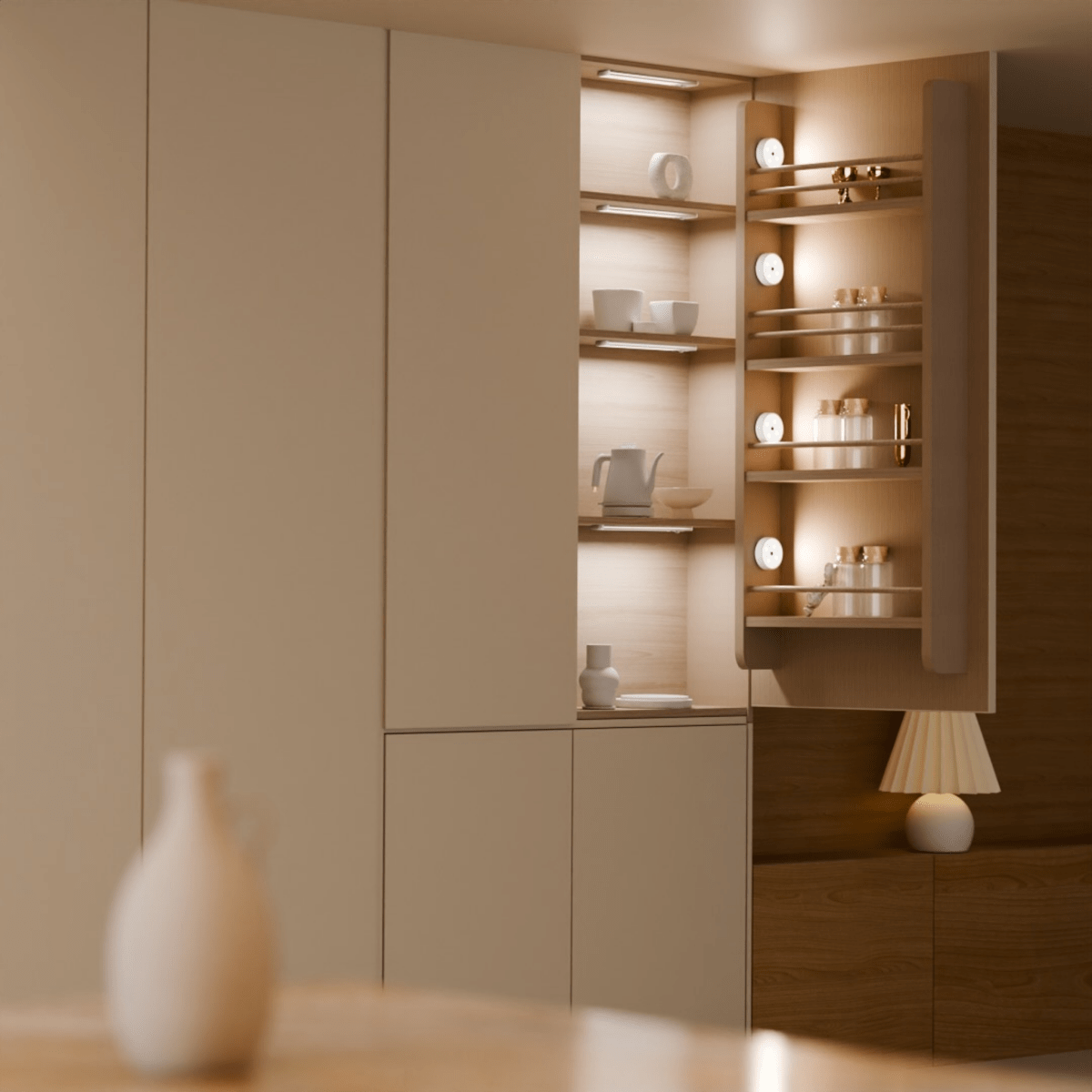 Nora | Kabelloser LED-Strahler