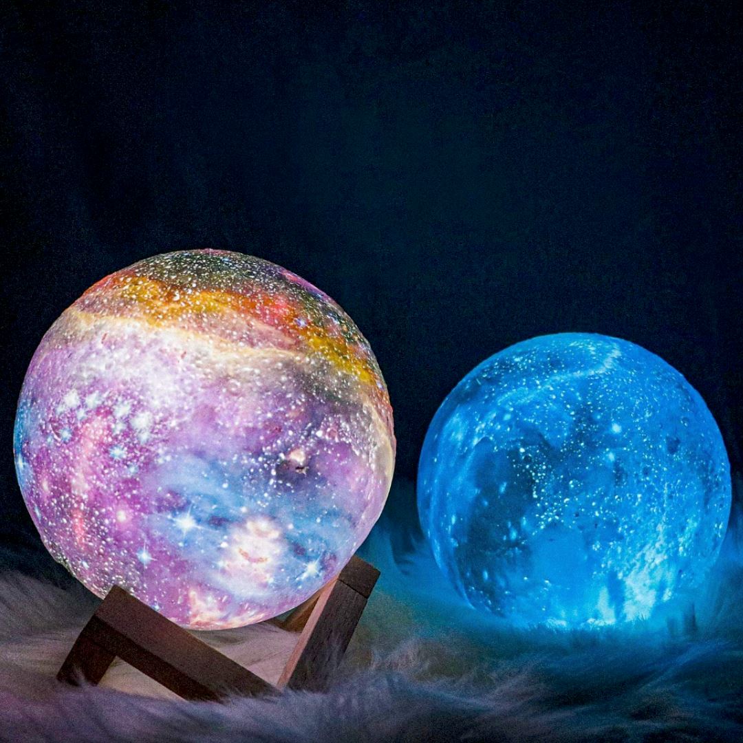 Asteria | Kabellose 3D-Mondlampe für Kinder