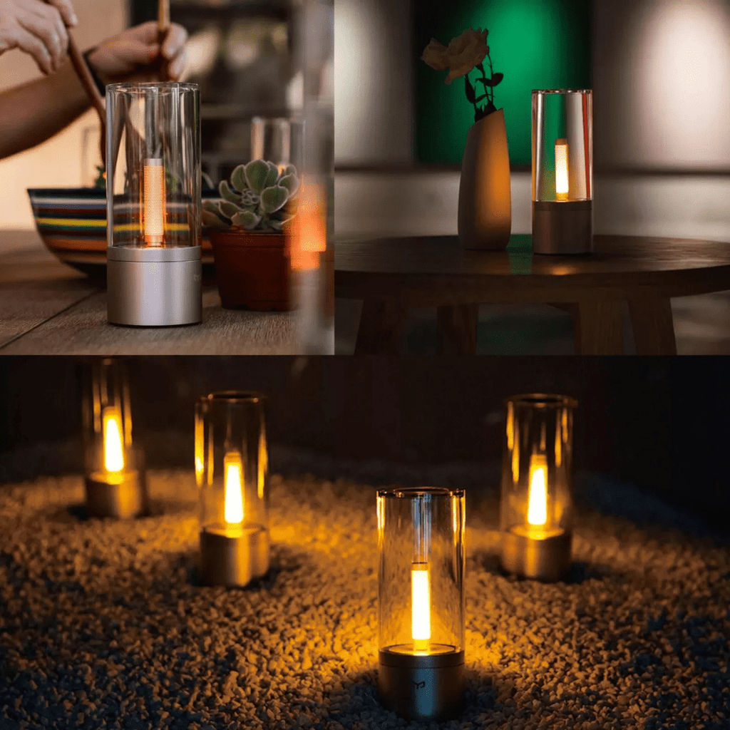 Elvion | Drahtlose Zylinder-Tischlampe