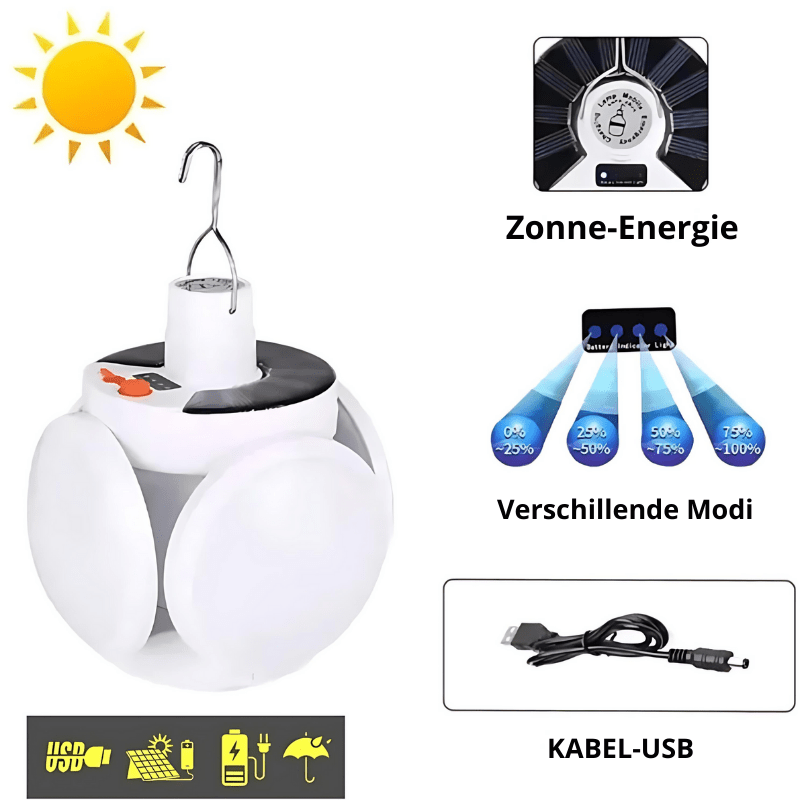 Solar-LED-Außenleuchte