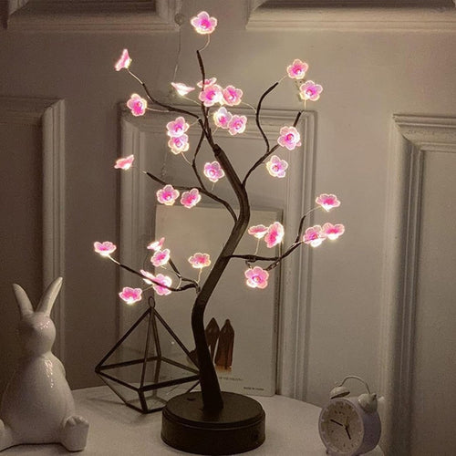 Blütenlicht Tischlampe