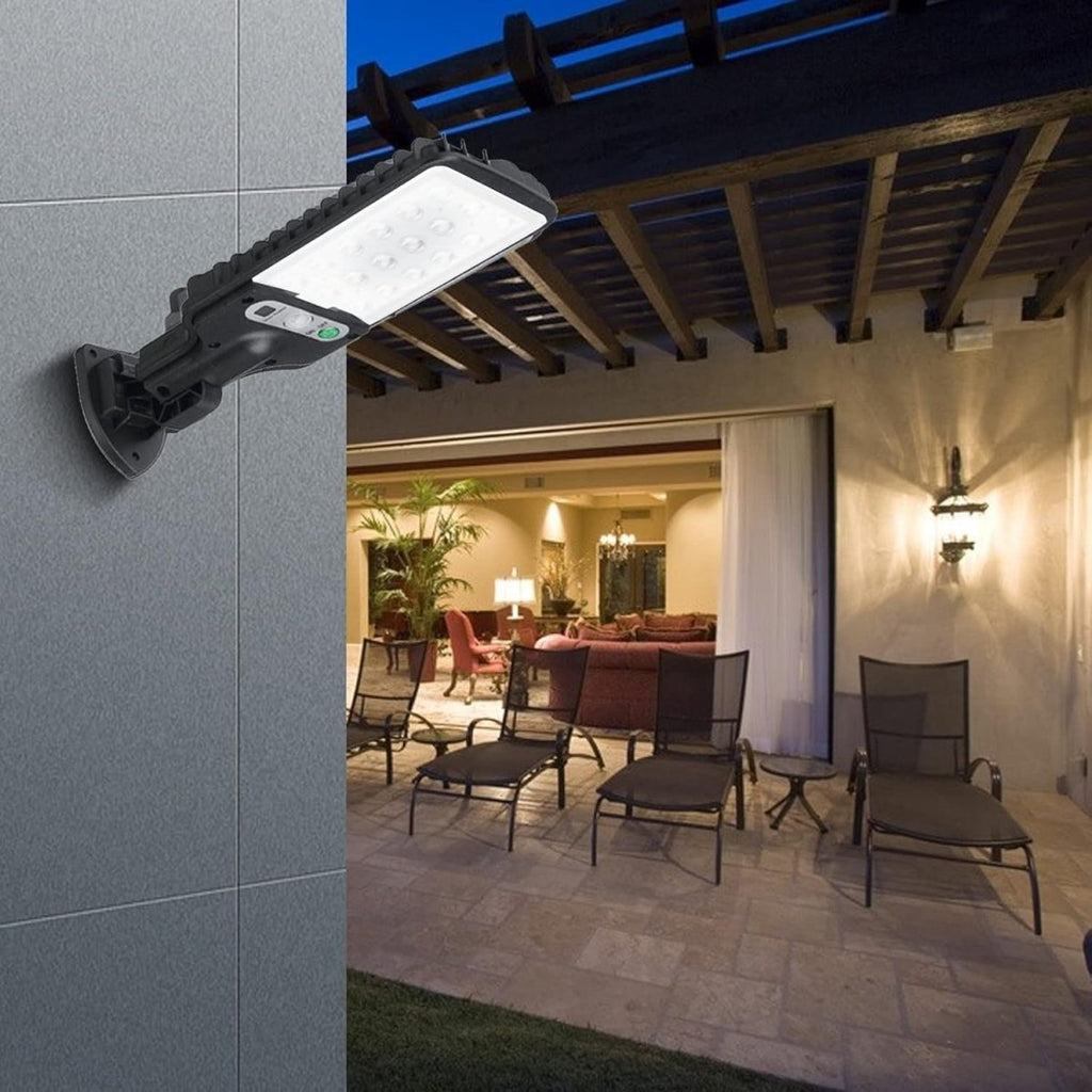 Solaris™ Solar-Wandleuchte – Helles Außenlicht