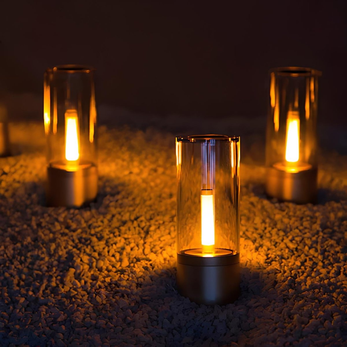Elvion | Drahtlose Zylinder-Tischlampe