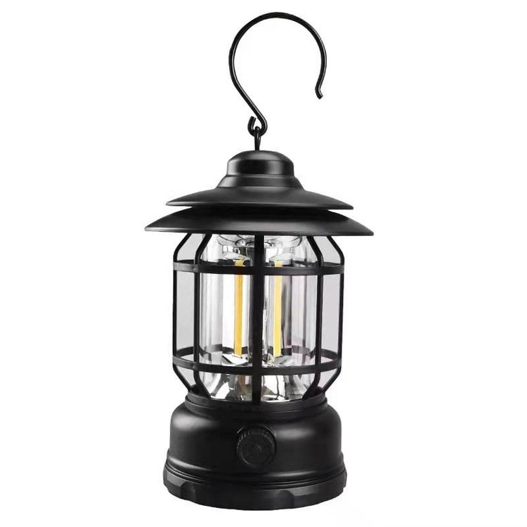 Vintage Campinglampe mit Akku