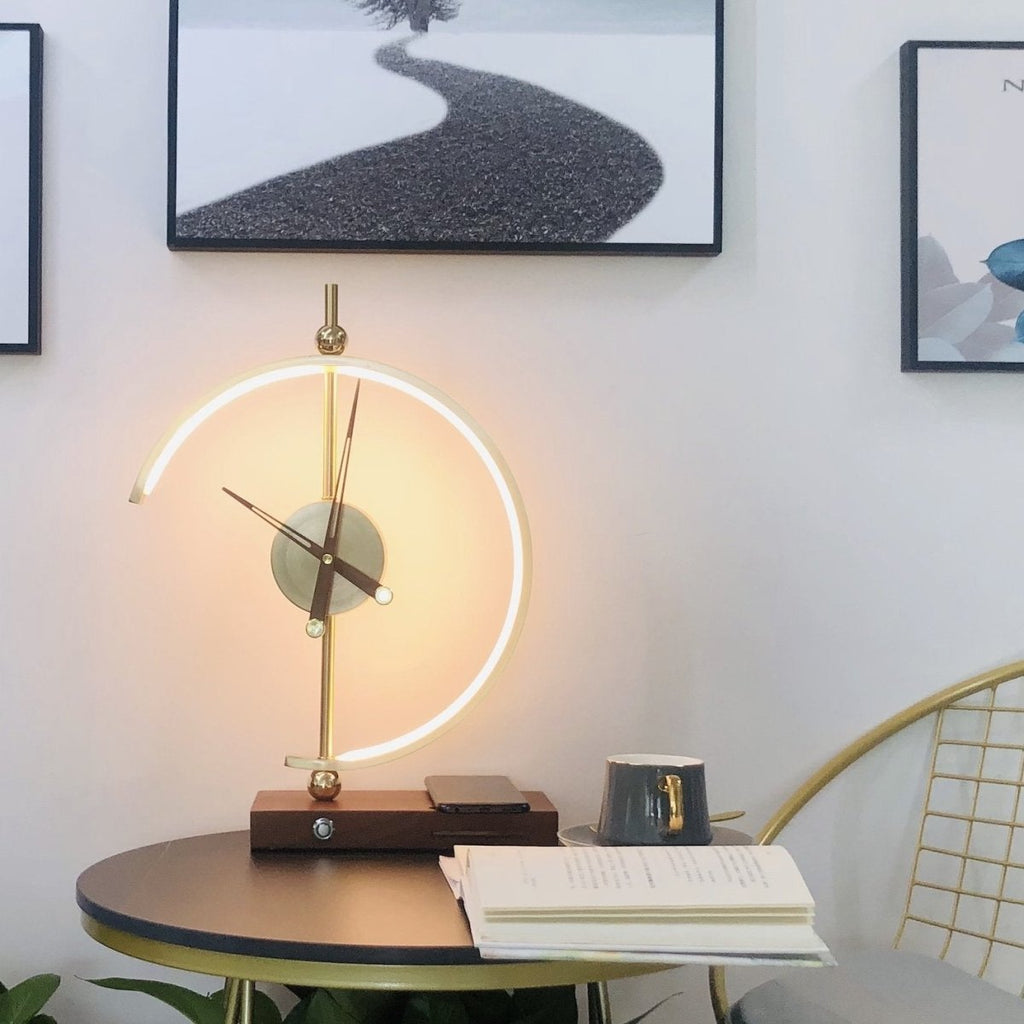 AuraZeit™ | Luxus Lampenwecker mit Ladefunktion
