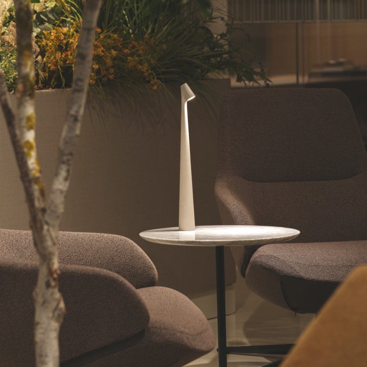Minimalistische Strahlerlampe