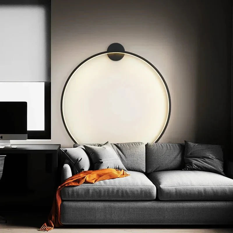 LumiRing – Minimalistische runde Wandleuchte
