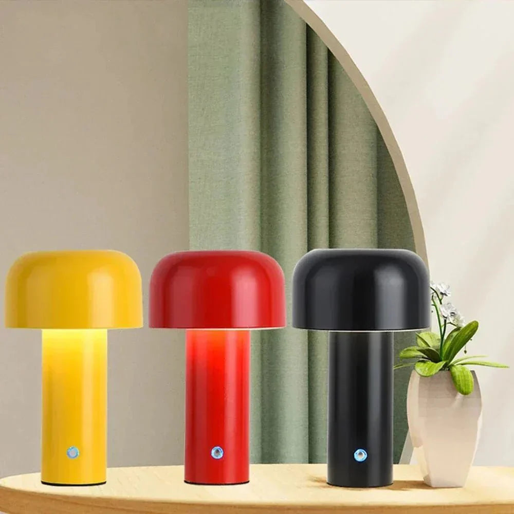 LumiShroom | Kabellose, wiederaufladbare Tischlampe