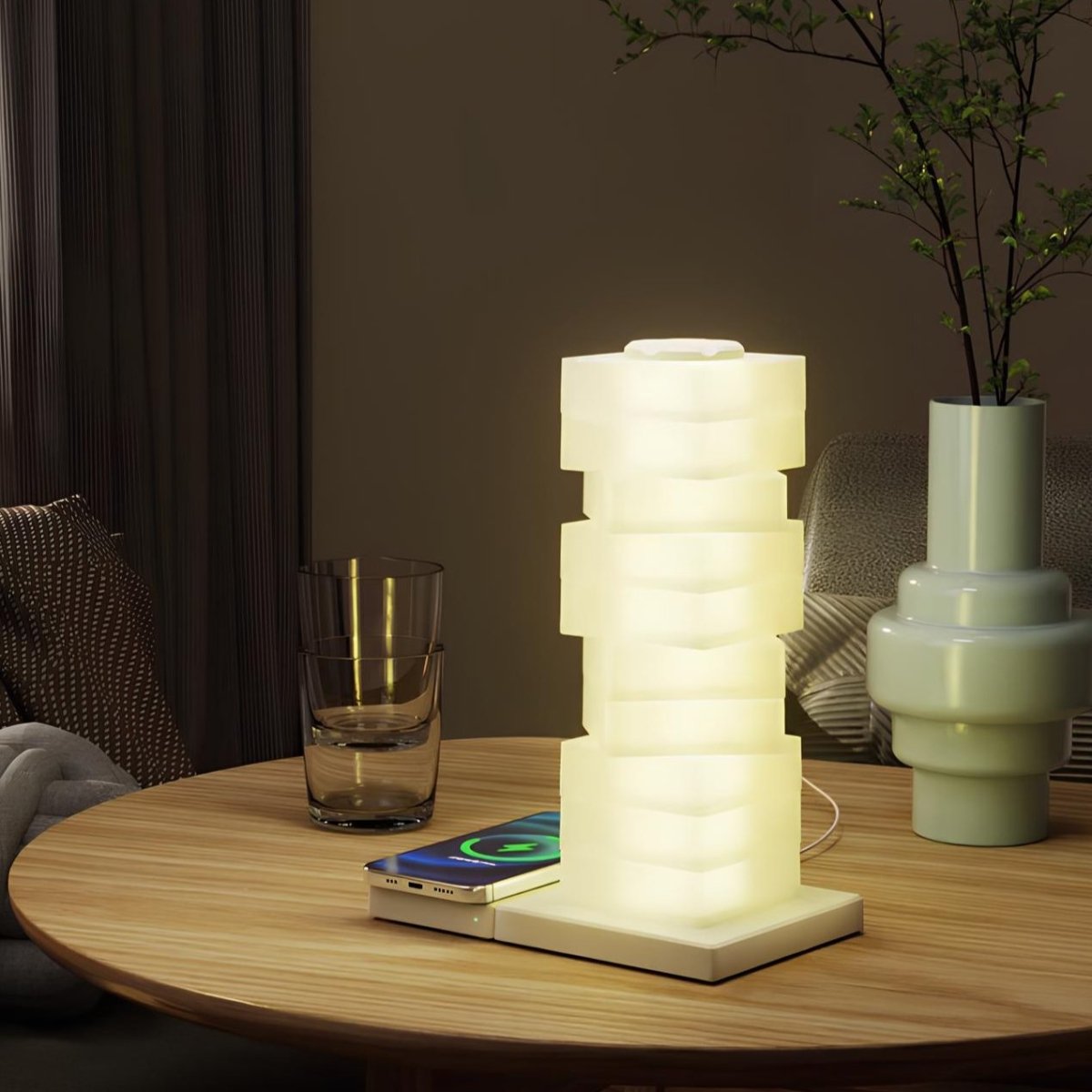 Struktura Tischlampe mit Ladegerät