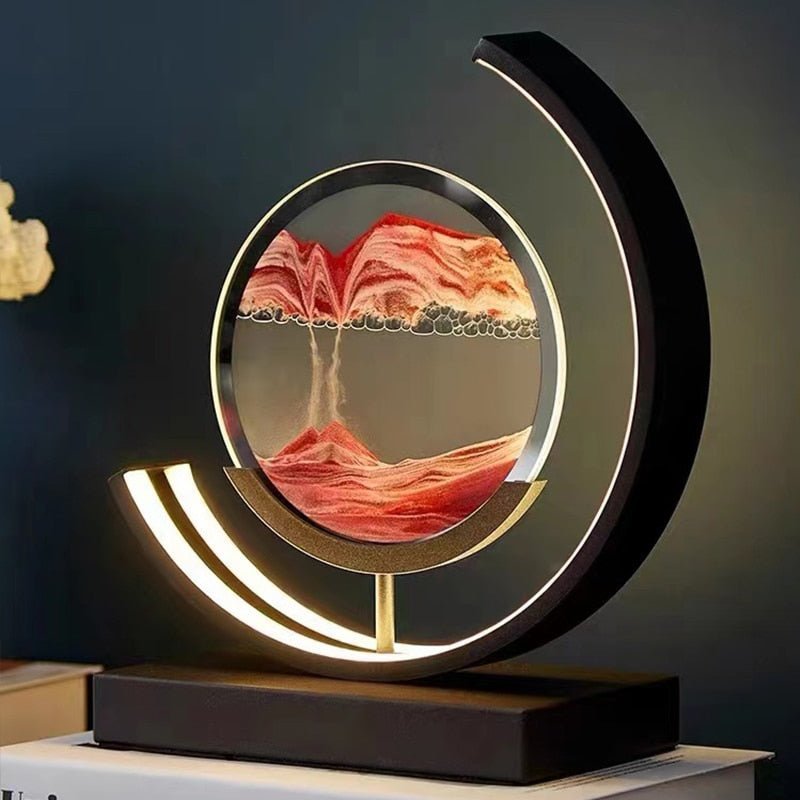 Sandlight™ | Treibsand-Tischlampe