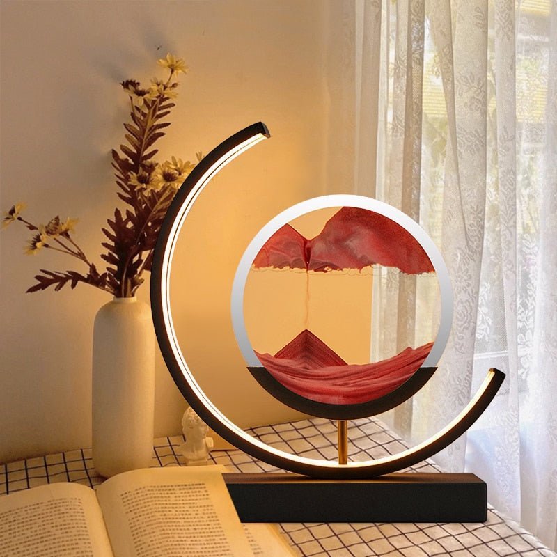 Sandlight™ | Treibsand-Tischlampe