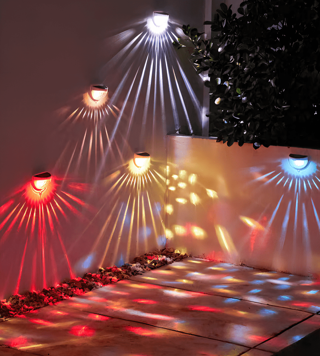 LumiWall™ Solar-Wandleuchte IP65 wasserdicht