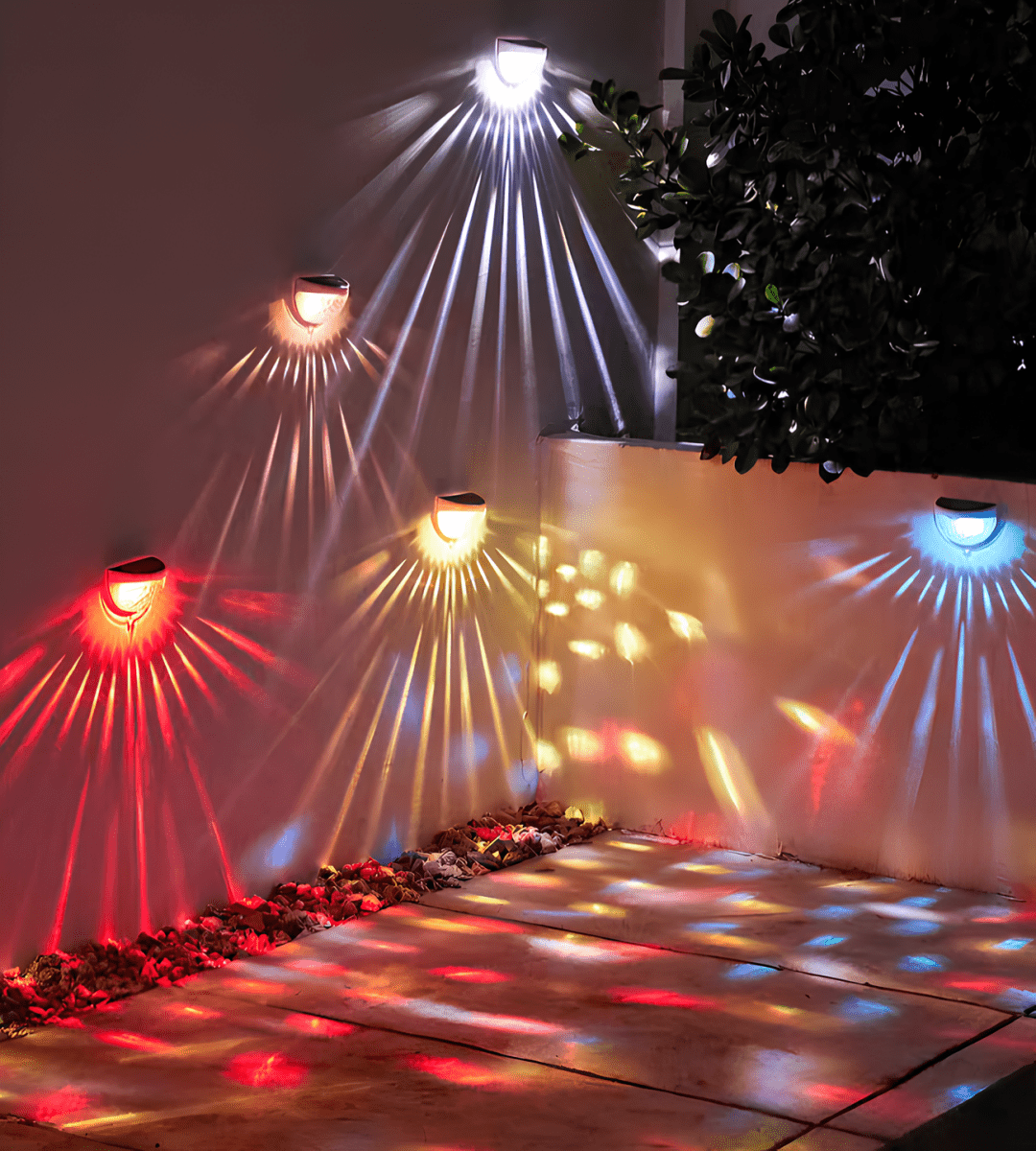 LumiWall™ Solar-Wandleuchte IP65 wasserdicht