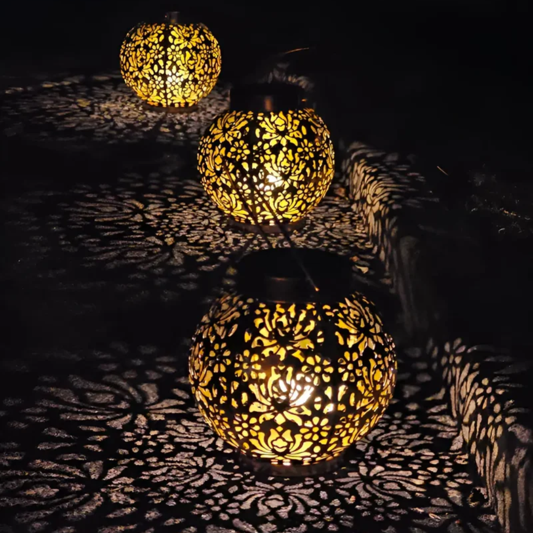 EcoSolar LED wasserdichte Hänge- und Wegeleuchten