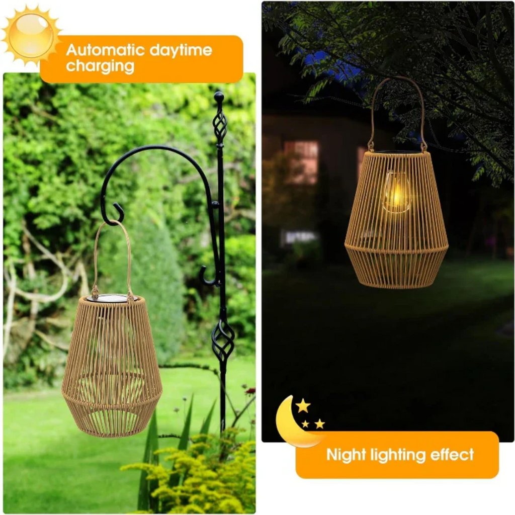 Sunwave | Handgefertigte, wasserdichte Gartenlaterne