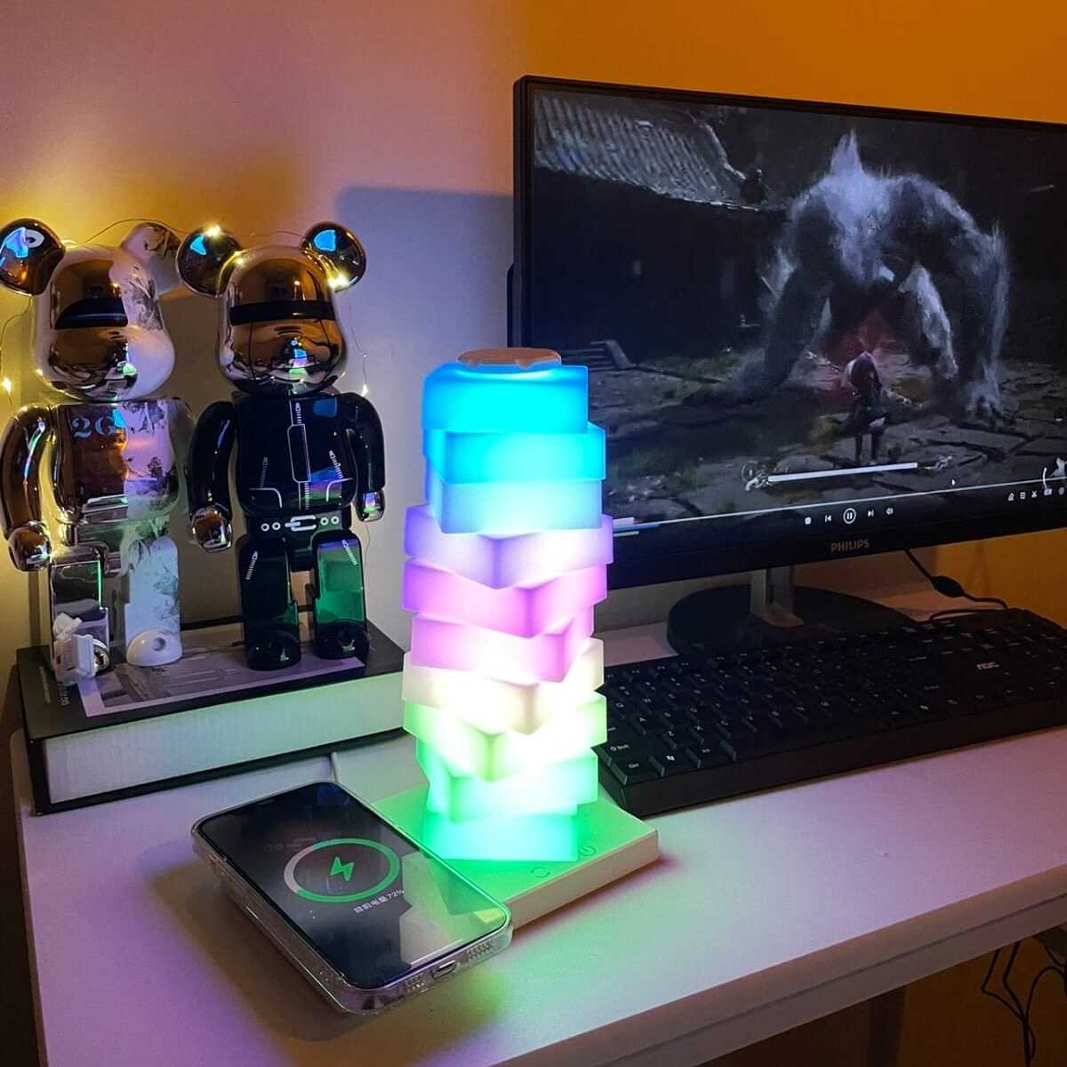 Struktura Tischlampe mit Ladegerät