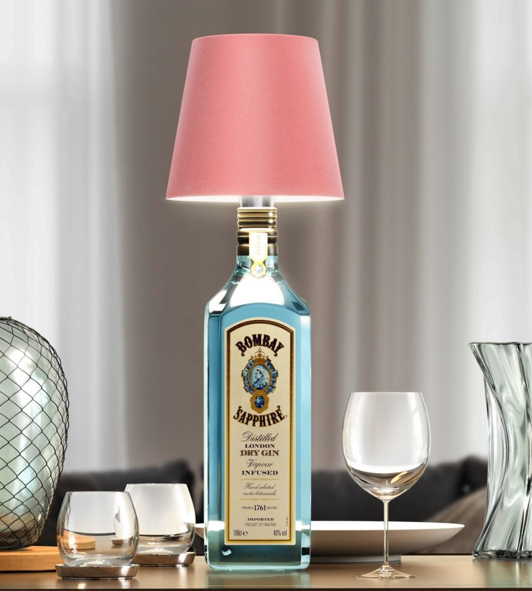 Luxuriöse LED-Flaschenlampe