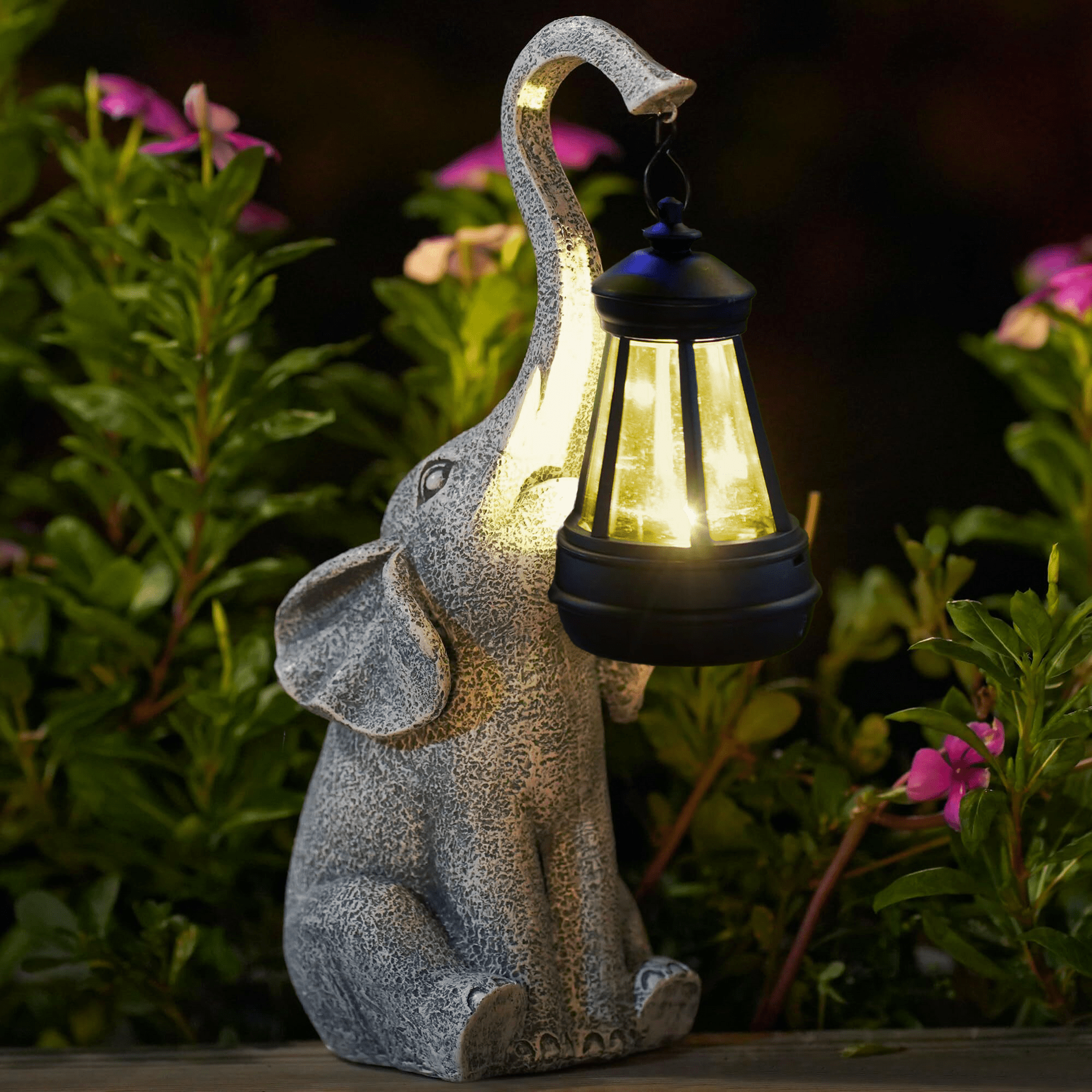 Elefant™ | Stimmungsvolle Solar-Außenbeleuchtung