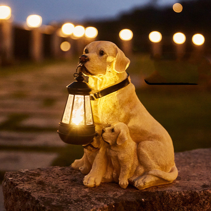LumiPup™ Solar-Hundefigur – Warmes Gartenlicht