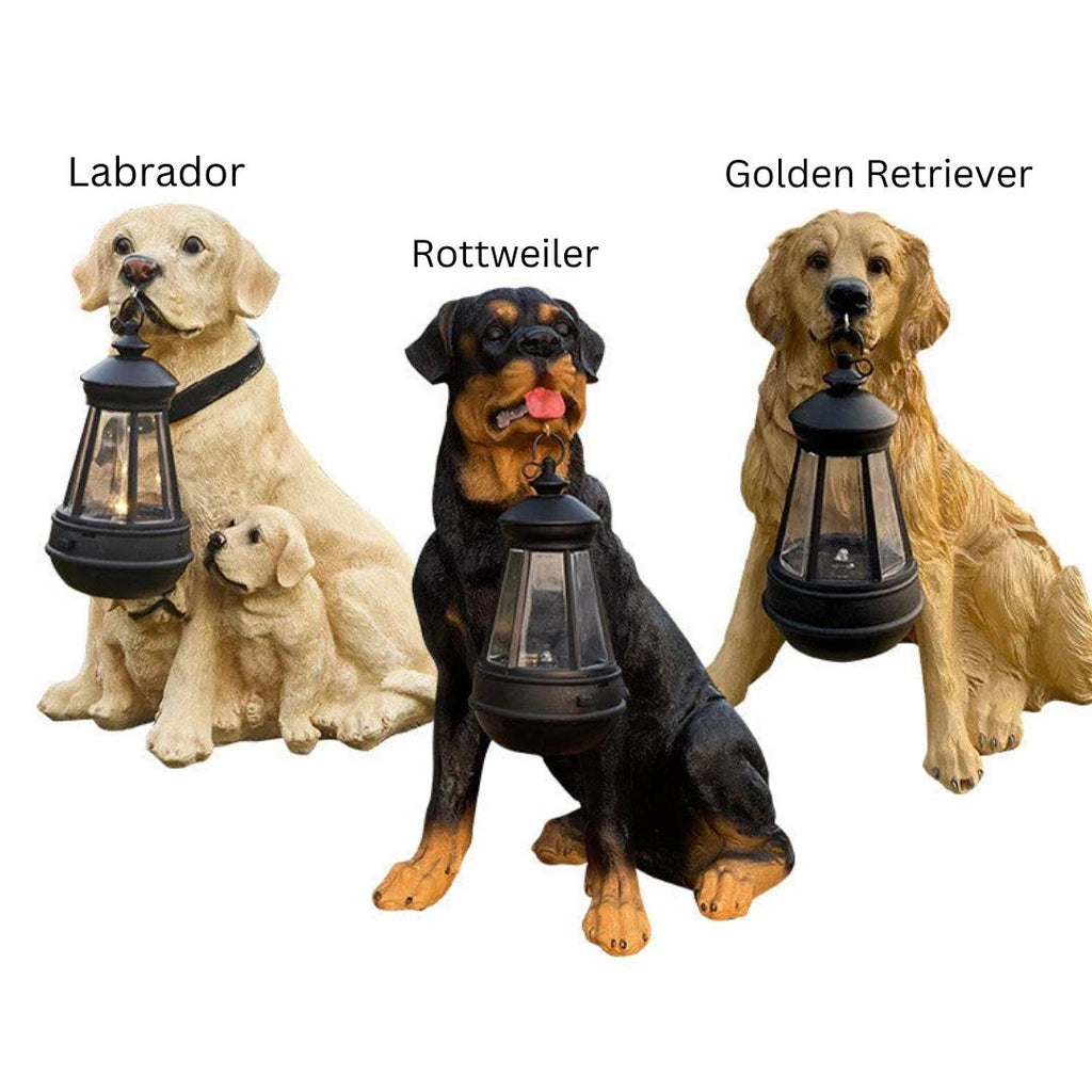 LumiPup™ Solar-Hundefigur – Warmes Gartenlicht