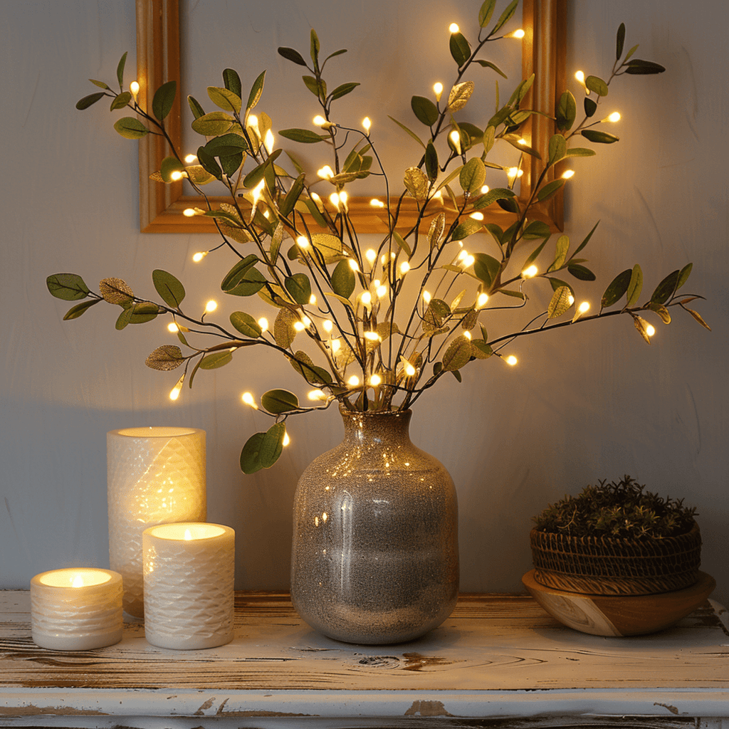 LumiOliva | LED-Feenlichter Olivenzweig