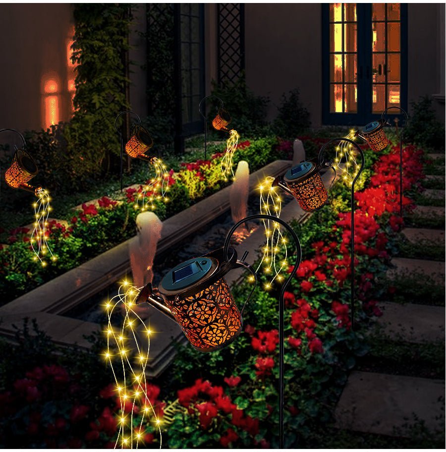AquaGlow™ Solar-Gießkanne – Magisches Gartenlicht