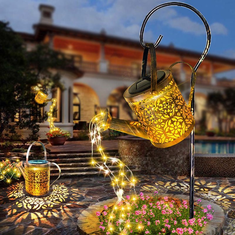 AquaGlow™ Solar-Gießkanne – Magisches Gartenlicht